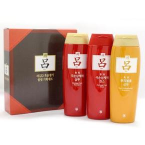 微信端# 吕 (RYOE) 洗发水200ml+护发素200mlx3瓶 46元(79，199-100)