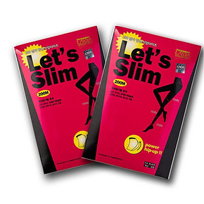 瘦腿神器#韩国 lets slim 瘦腿溶脂袜2条装 78元包邮