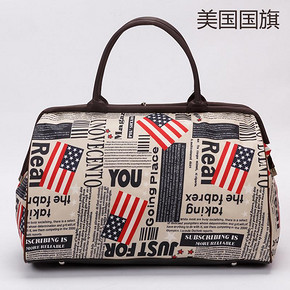 说走就走的旅行# 一霖 短途复古潮流旅行包 19.8元包邮