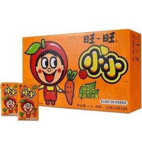 旺旺 小小复合果蔬汁饮料 苹果雪梨味 125mlx36盒 29.9元(日常70+)