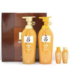 吕 防脱固发 洗发450ml+护发450ml+洗发水30ml+护发素30ml 60元包邮(99-39券)