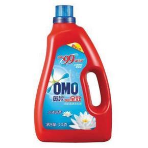 OMO 奥妙 净蓝全效深层洁净洗衣液 水清莲香 3kgx3瓶 59.5元(109.5-50)