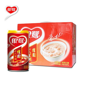 华东地区# 银鹭桂圆八宝粥360g*12罐 约21元(42，99-50)