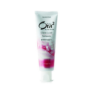 日本Ora2 皓乐齿 亮白净色牙膏 鲜桃薄荷味130g 14.5元(29元2件)