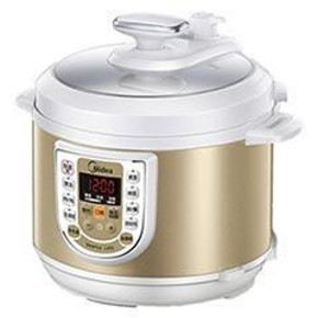 微信端：Midea 美的 W13PCS503E 电压力锅 5L双胆 199元