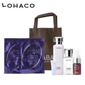 HABA 美容油30ml+G露180ml+双妍面膜120g+美白精华8ml+面膜贴*2片 349元包邮