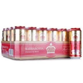 德国进口 凯尔特人(Barbarossa) 红啤酒 500mlX48听 118元(109X2-100)