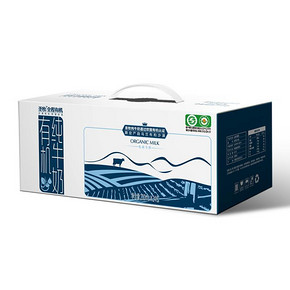 圣牧 全程有机全脂纯牛奶200ml*24盒 59.9元包邮
