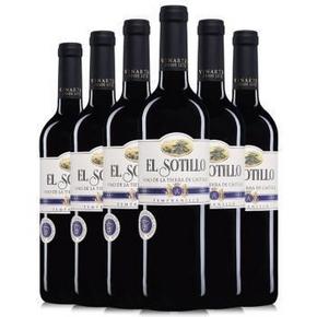 西班牙进口#  苏帝乐 干红葡萄酒 750ml*6瓶 99元包邮(199-100)