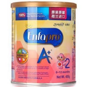 12点抢购# Enfamil 美赞臣 安婴宝A+ 2段 400g 67元