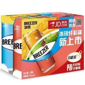百加得 冰锐鸡尾酒 朗姆预调酒310ml x6支装 15.6元(29.9，199-100)
