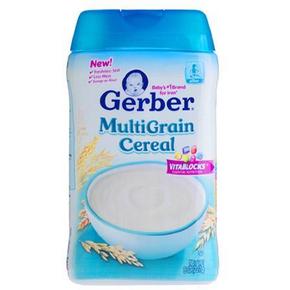 嘉宝 GERBER 米粉辅食 三段混合谷物米粉227g 折13.9元(19.9，199-100)