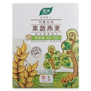 中粮悦活 均衡五色 果蔬即食早餐燕麦片350g 9.9元