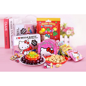 11点前# 大润谷 HelloKitty珍藏版 圣诞零食大礼包+造型罐 39.9元包邮