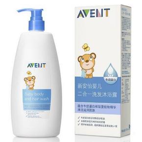 飞利浦 新安怡 AVENT 婴儿 二合一洗发沐浴露 400ml 39.9元