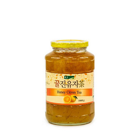 韩国KJ 酸甜可口蜂蜜 柚子茶1000g*2罐 55.6元(49.8X2-25-19券)