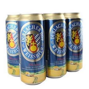 手机端#德国进口啤酒 Durlacher 德拉克黑啤500ml*6听 折13元(买2付1)