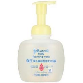 强生(Johnson) 婴儿无泪配方洗发沐浴露400ml 12.9元