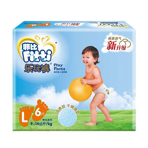 手机端：FITTI 菲比 拉拉裤便携装L6片 1.1元包邮