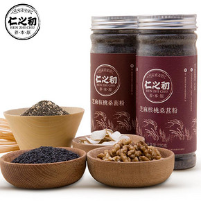 仁之初 现磨黑芝麻核桃桑葚粉460g 29.9元包邮(39.9-10券)