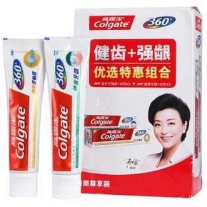 高露洁 360°牙膏组合 健爽薄荷140g*3支+清爽薄荷140g*3支 29.9元