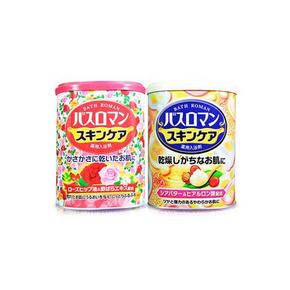 巴斯洛漫 野玫瑰精华护肤沐浴盐680g+乳木果精华护肤沐浴盐 680g 55元包邮