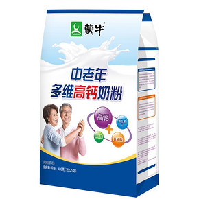 蒙牛 成人奶粉 中老年多维高钙奶粉 400g/袋 0.01元