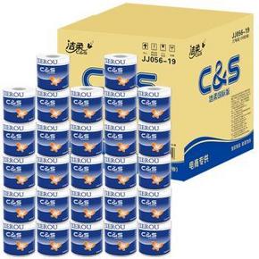 微信端：洁柔 蓝精品系列 3层卷纸140g*27卷 29元(日常45+)