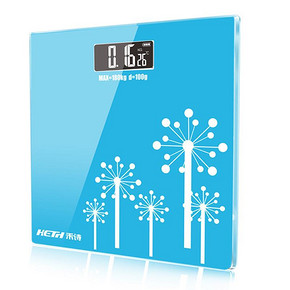 禾诗 夜视测温大屏体重电子称+赠皮尺 券后26.9元包邮