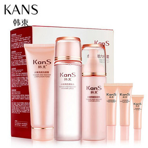 韩束 水嫩亮颜 洗颜霜120ml+柔肤水150ml+保湿乳130ml 59元包邮(89-30)