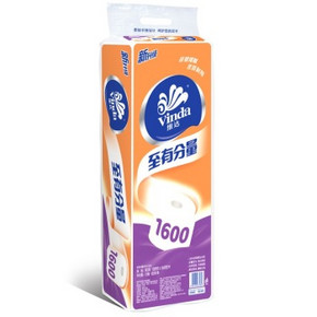 维达 卫生纸 至有分量3层160g卷纸x10卷 13.9元