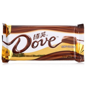 德芙 Dove 丝滑牛奶巧克力 排块装150g 12元(24，买1赠1)