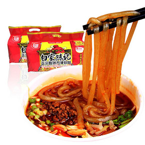 前20分钟# 白家陈记 酸辣方便速食粉丝540g*2袋+送榨菜 26.4元包邮