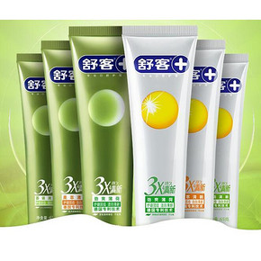 Saky 舒客 3倍持久清新高端牙膏65gx6支装 39.9元包邮