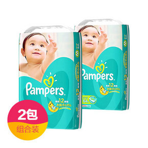 Pampers 帮宝适 绿帮 纸尿裤 M64片*2包 134元包邮(159-10-15券)