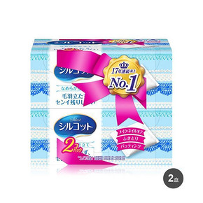 惠喵新人专享# 日本 尤妮佳silcot新款省水化妆棉82枚*2盒 15元包邮