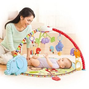 华南地区# Fisher Price 费雪 T6339 爱心动物声光健身器 207元(516.7，下单4折)
