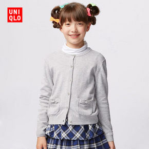UNIQLO 优衣库 女童 长袖圆领开衫 59元