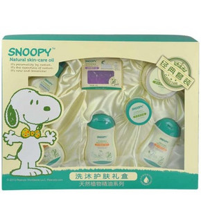 手机端：史努比(SNOOPY)洗沐护肤礼盒 婴儿洗护7件套 69元