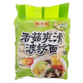 陈克明 香菇爽滑波纹面 方便面条800g*8袋 41.4元(86.4-5-40券)