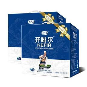 华东：君乐宝 开啡尔发酵乳 200gx8盒x2箱装 约34元(49.9，299-100)