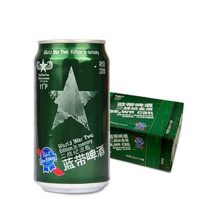 手机端# 蓝带 军罐11度330MLx24瓶整箱装 折46.5元(79.9，199-100)