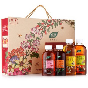 手机端：中粮悦活 优选100蜂蜜 礼盒1508g 62.5元(125，2件5折)