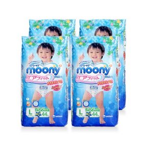 moony 尤妮佳 男宝宝用拉拉裤  L44片*4包装 290元(310-20券)