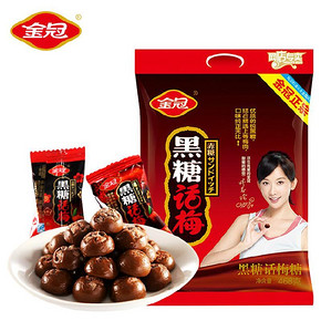 屯年货咯# 金冠 黑糖话梅硬糖468g 11.9元包邮(16.9-5券)