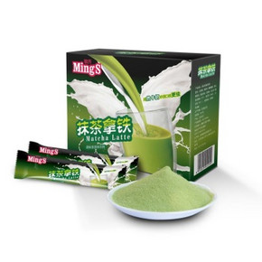 手机端：Mings铭氏咖啡 抹茶拿铁奶茶 22g*10支 9.9元(可99-30)