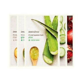 韩国Innisfree悦诗风吟大自然精华面膜 5片装 19.9元包邮