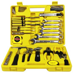 威克（vico）WKZT07 49PCS 机修工具组合套装 99元，平时240