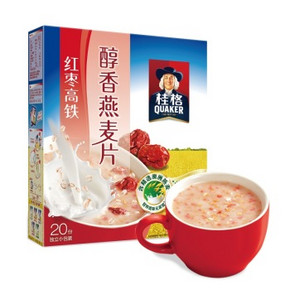 桂格 醇香燕麦片 红枣高铁540g 13.6元(19.9，299-100)
