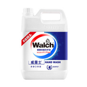 Walch 威露士 健康抑菌洗手液5L 27.5元(54.9，买1赠1)
